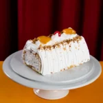 arrollado con crema